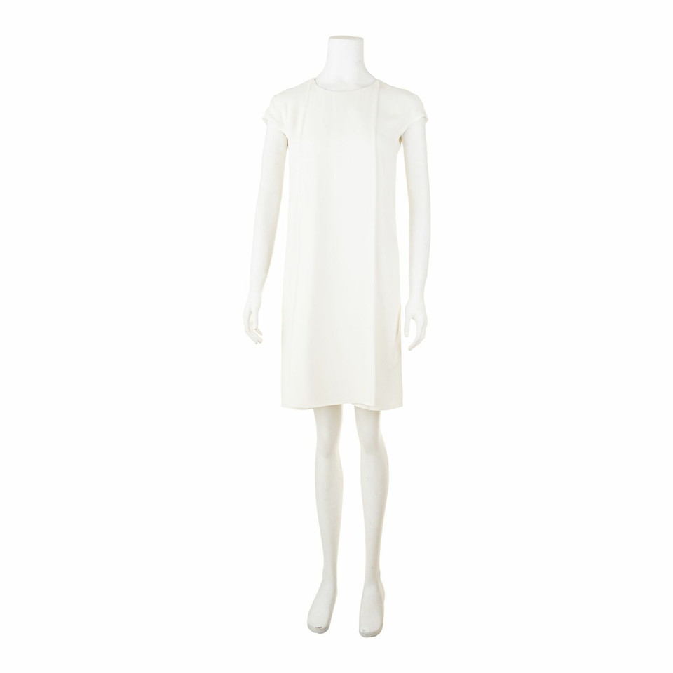 Emporio Armani Kleid aus Seide in Weiß