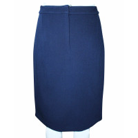 Lanvin Skirt Wool in Blue