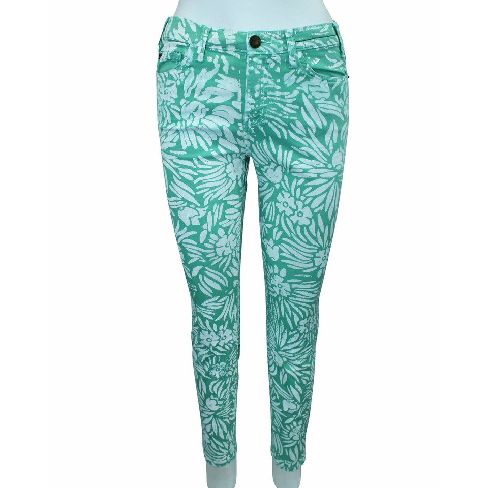 Diane Von Furstenberg Jeans in Cotone in Verde