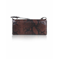 Calvin Klein Clutch Bag Leather in Brown