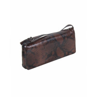 Calvin Klein Clutch Bag Leather in Brown