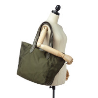 Stella McCartney Tote Bag aus Baumwolle in Grün