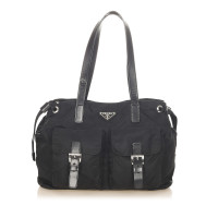 Prada Shoulder bag Cotton in Black