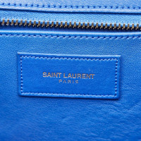 Yves Saint Laurent Borsa a tracolla in Pelle in Blu