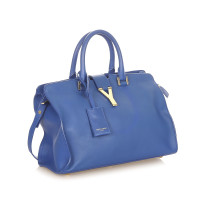 Yves Saint Laurent Borsa a tracolla in Pelle in Blu