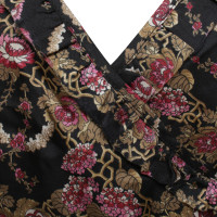 Isabel Marant Silk top with floral pattern