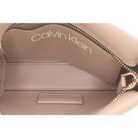 Calvin Klein Shoulder bag Leather in Taupe