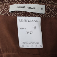 René Lezard Jupe en marron / beige