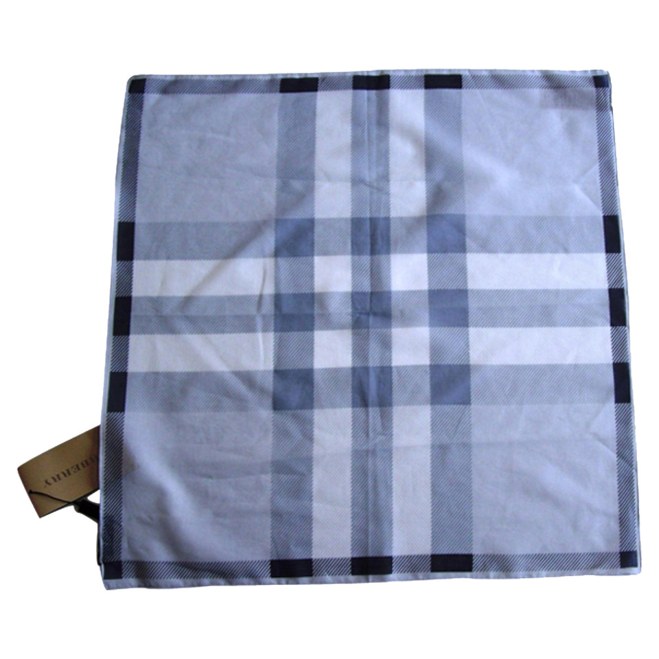 Burberry Sjaal Katoen in Blauw