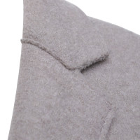 Harris Wharf Tondu manteau de laine grise