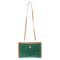 Fendi Borsa a tracolla in verde / beige