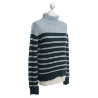 360 Sweater Gestreepte kasjmier trui