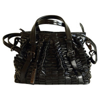 Burberry Handbag in black patent leather