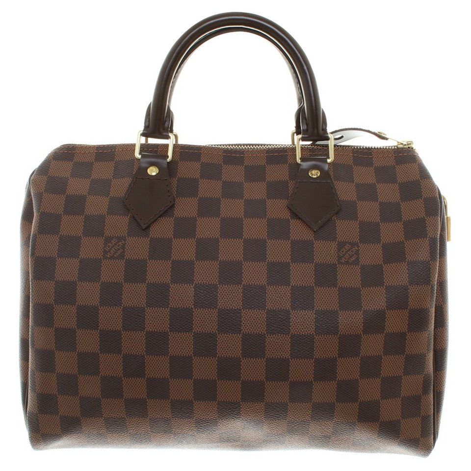 Louis Vuitton Speedy 30 in Tela in Marrone