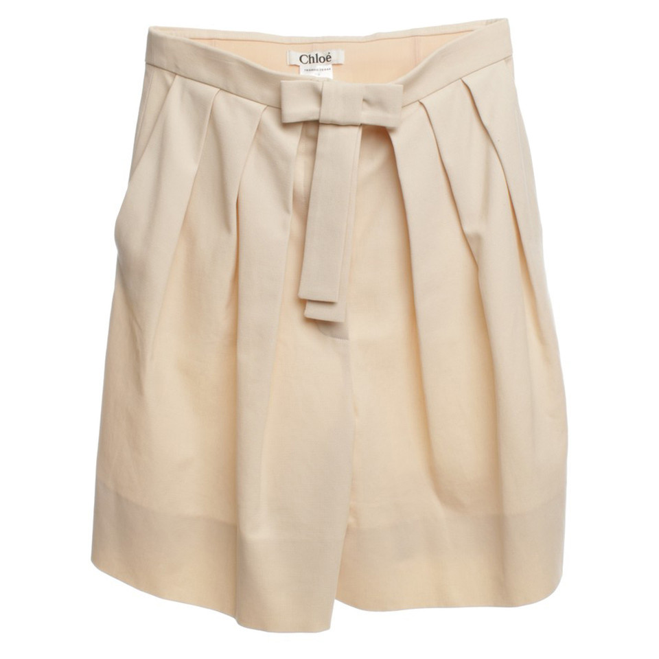 Chloé Pantaloncini in crema