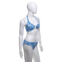 Melissa Odabash Bikini in blauw / wit