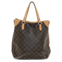 Louis Vuitton Odéon GM35 in Tela in Marrone