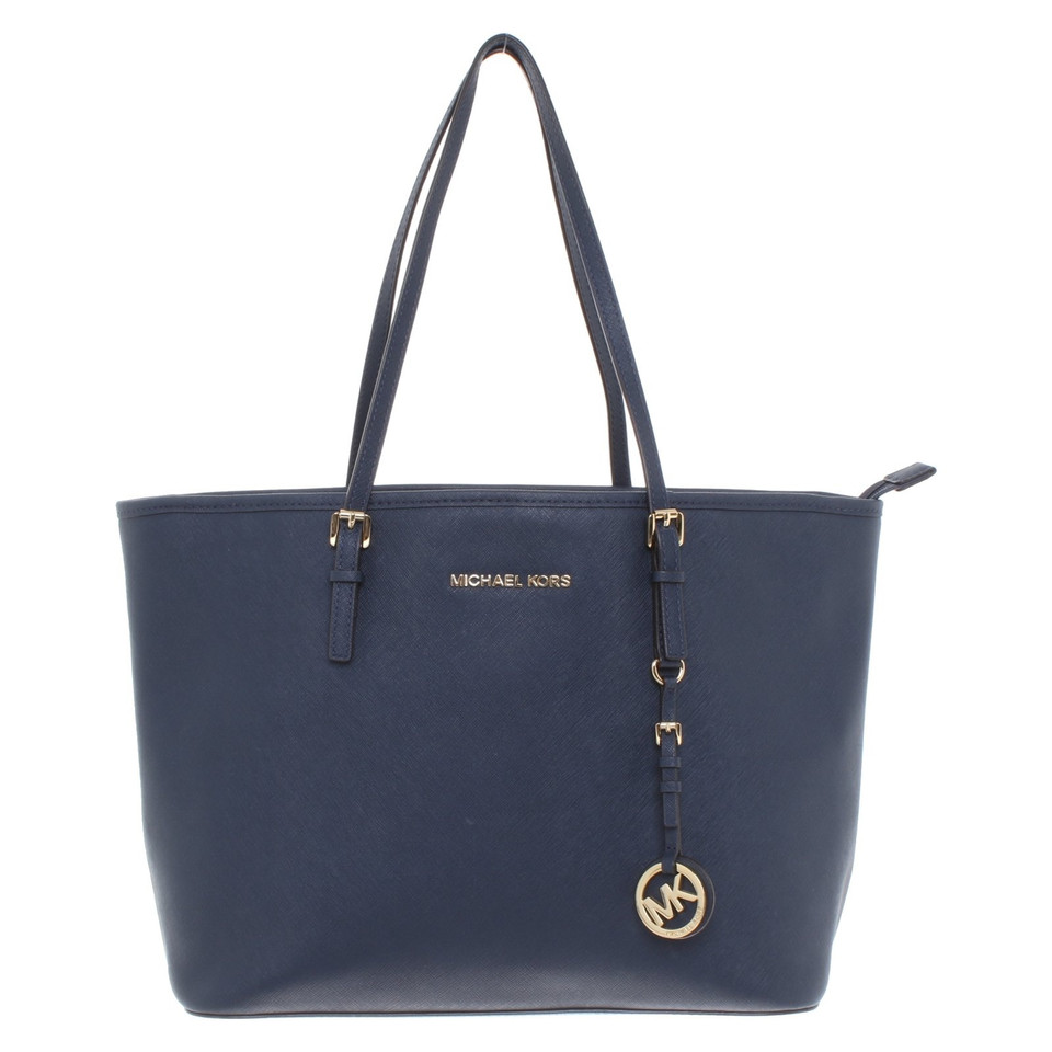 Michael Kors Shopper en bleu foncé