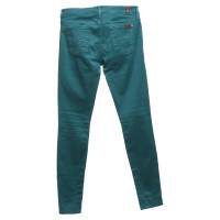 7 For All Mankind trousers in dark green