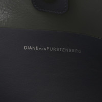 Diane Von Furstenberg Borsa in pelle blu