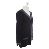 Loro Piana Cashmere sweater in blue / white