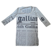 John Galliano Dress Cotton in Beige