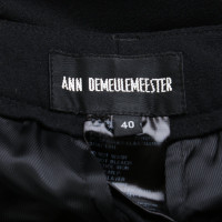 Ann Demeulemeester Pantalon avec plis