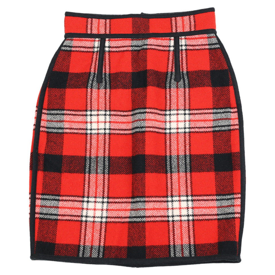 Dsquared2 Skirt Wool in Red