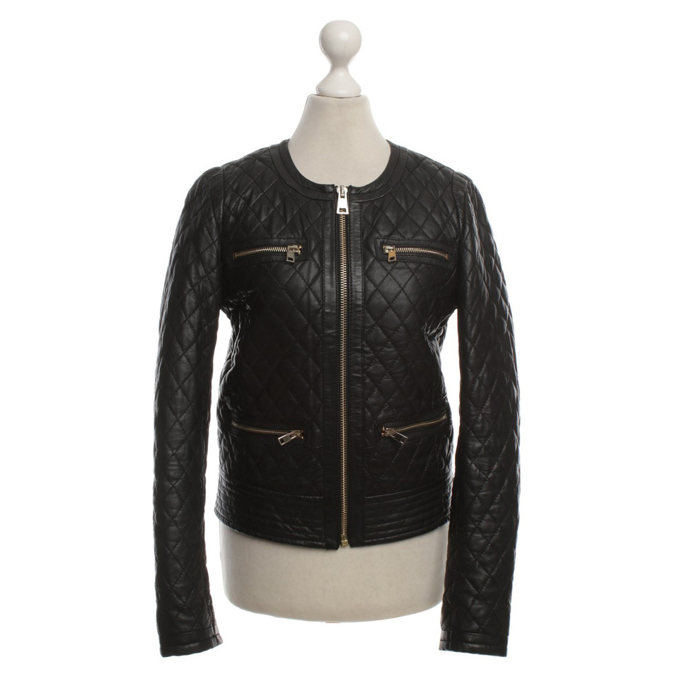 Oakwood Lederjacke in Schwarz