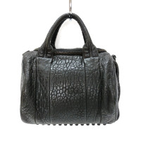 Alexander Wang Handtasche aus Leder in Schwarz