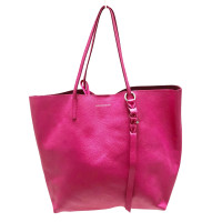 Alexander McQueen Tote Bag aus Leder in Rosa / Pink