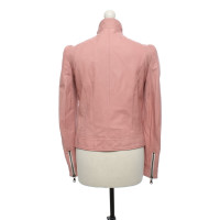 D&G Jacket/Coat Leather in Pink