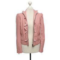 D&G Jacket/Coat Leather in Pink