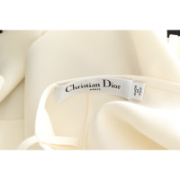 Christian Dior Oberteil aus Seide in Weiß