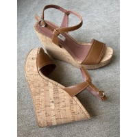 Bally Wedges aus Leder in Braun