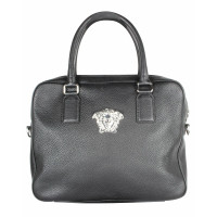 Versace Travel bag Leather in Black