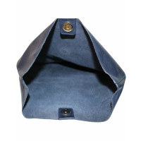 Jil Sander Clutch Bag Leather in Blue