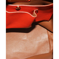 Ralph Lauren Travel bag Leather in Orange