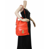 Ralph Lauren Travel bag Leather in Orange