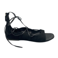 Dsquared2 Sandalen aus Wildleder in Schwarz