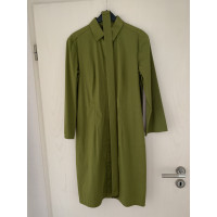 Hugo Boss Kleid aus Baumwolle in Grün