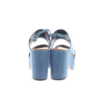Robert Clergerie Sandalen aus Leder in Blau