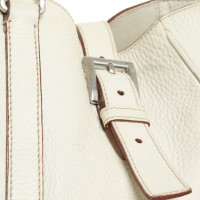Prada Shopper Leather in White