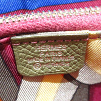 Hermès Azap Silk'In aus Leder in Khaki