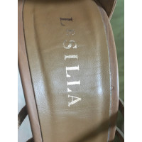 Le Silla  Sandalen aus Leder in Braun