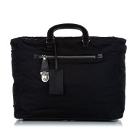 Prada Reisetasche aus Baumwolle in Schwarz