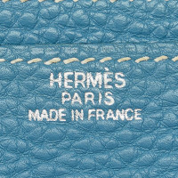 Hermès Dogon Leer in Blauw