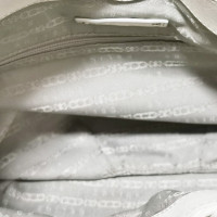Céline Umhängetasche aus Leder in Weiß