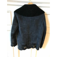 Iro Jacket/Coat Leather in Blue
