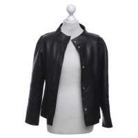 Strenesse Short leather jacket in black